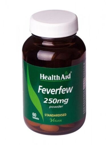 Matricaria Derived from Wild Herbs Feverfew 60 Tablets