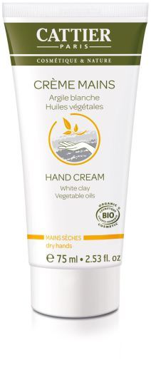 Cattier Hand Cream with White Clay 75 ml