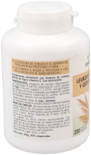 Brewer&#39;s Yeast and Wheat Germ 200 Tablets