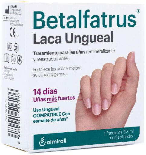 Almirall Betalfatrus Remineralizing and Restructuring Nail Lacquer 3.3 ml