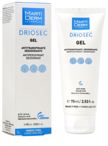Driosec Gel Deodorant for Hands and Feet 75 ml