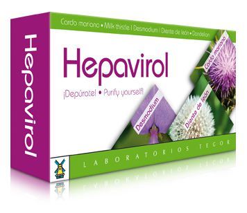 Hepavirol nutritional supplement 60 capsules
