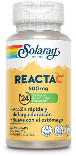 Reacta C Ester C 500 Mg 60 Vegetable Capsules