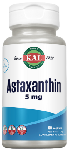 Kal Astaxanthin 5 mg 60 Vegetable Capsules