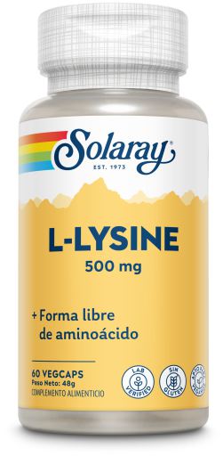 L-Lysine 500 mg 60 Capsules