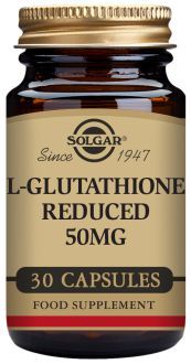 Solgar Reduced L-Glutathione 50 mg 30 Vegetable Capsules