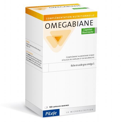 Pileje Omegabiane capelin bourrache 100 capsules