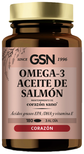 GSN Salmon+Omega 3+Vit.e 180 Pearls 500 mg.