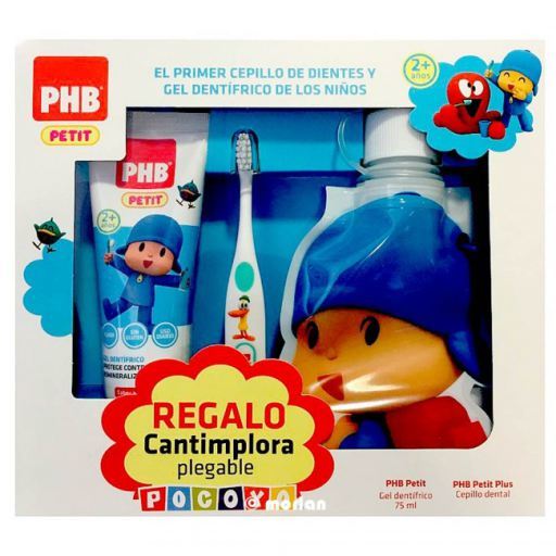 Petit Pocoyo Pack Toothpaste + Brush + Gift Canteen
