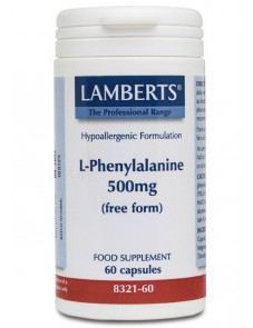 Lamberts L-Phenylalanine 60 Capsules 500 mg
