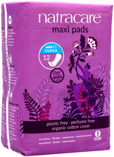 Natracare Compresses Maxi 12 uds
