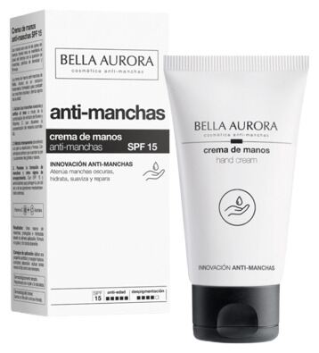 Anti-Stain and Anti-Aging Hand Cream SPF 15 75 ml