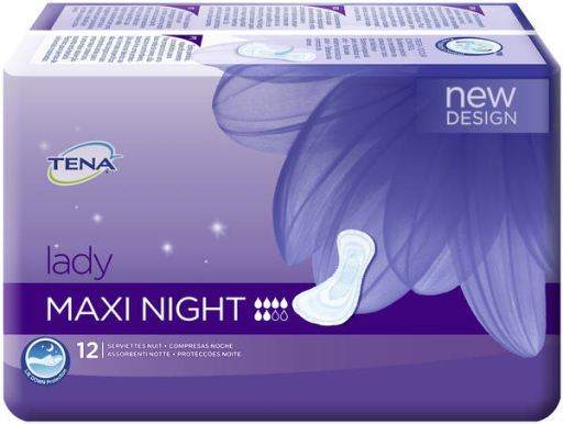 Lady Maxi Night Pads 12 units