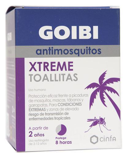 Goibi Xtreme Mosquito Wipes 16 Units