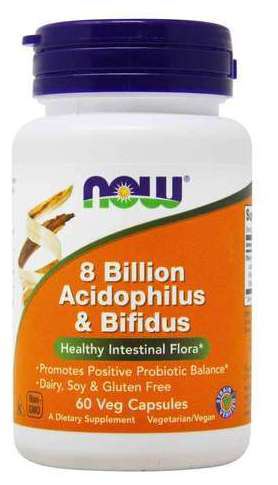 8 Billion Acidophilus &amp; Bifidus 60 Capsules
