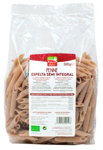 Semi-Wholemeal Spelt Penne 500 gr