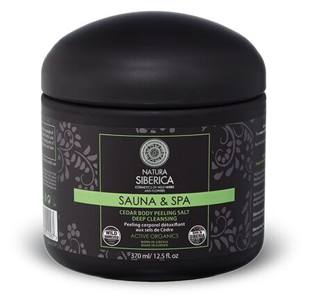 Sauna &amp; Spa Peeling with Cedar Detox Salt 370 ml