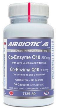 Airbiotic Co-Enzyme Q10 300 mg 30 Capsules