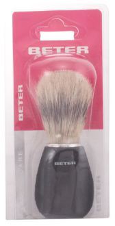 Beter Boar shaving brush, soft touch handle
