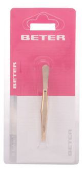Beter Gilded straight-tip tweezers