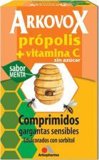 Arkovox Propolis + Vit C 20 Tablets Mint