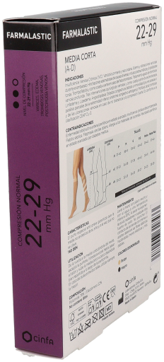Cinfa Farmalastic Short Stocking 140 Beig EG
