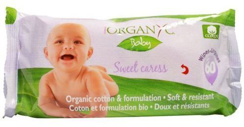 Organyc Organic Wet Wipes 60 units