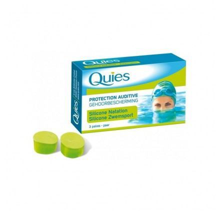 Quies Silicone Swimming Earplugs 6 Units