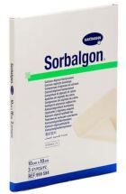 Sorbalgon Dressing 10 x 10 cm 3 Units