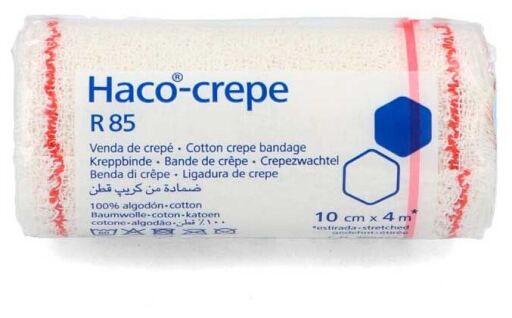 Haco-Crepe Elast Crepe Bandage 4m x10 cm
