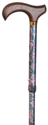 Garcia 1880 Folding Crutch Stamped Cachemir