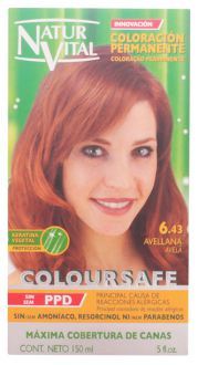 Naturaleza y Vida Dye Permanent Coloursafe 6.43-Hazelnut 150 ml