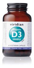 Vitamin D3 2000 IU 60 Vegetable Capsules