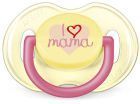 Pacifiers Classic Texts 0 to 6 Months Girl 2 units