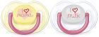Pacifiers Classic Texts 0 to 6 Months Girl 2 units