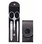 Wallet Case, Leather Legitima, Black, 3 Parts