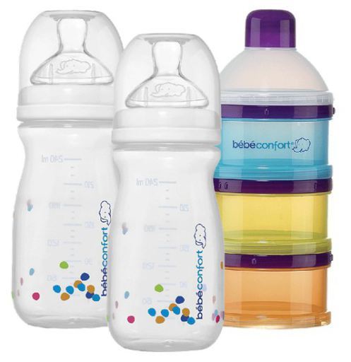 Bib Kit 2 240 Ml + Milk Powder Dispenser