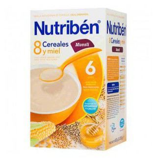 Nutriben 8 Cereals honey Muesli 300 gr