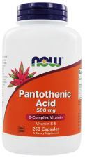 Pantothenic Acid 500 mg 250 Capsules Pantothenic Acid 500 mg 250 Capsules