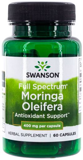 Full Spectrum Moringa Oleifera 400 mg 60 Capsules