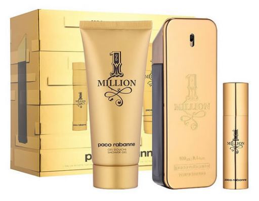 One Million Eau de Toilette Spray 100 ml Set 3 Pieces