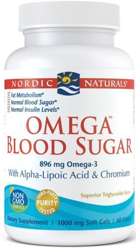 Blood Sugar Omega 3 896 mg 60 Soft Capsules