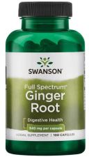 Ginger Root 540 mg 100 Capsules
