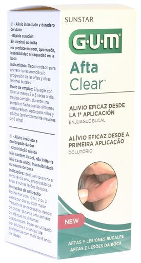 Afta Clear Mouthwash 120 ml