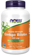 Ginkgo Biloba Double Strength 120 mg Veggie Capsules