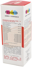 Pediakid Iron and Vitamin B Syrup 125 ml
