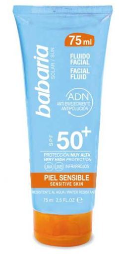 Babaria Sensitive Skin Facial Fluid SPF50+ 75 ml