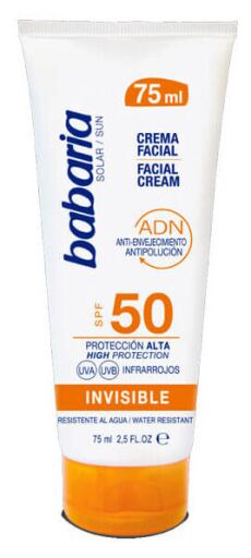 Babaria Invisible Solar Facial Cream SPF50 75 ml