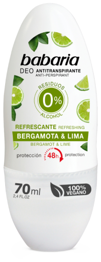 Antiperspirant Deodorant Refreshing Bergamot and Lima 70 ml