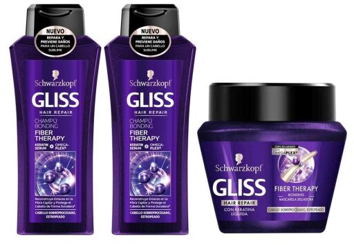 Gliss Fiber Therapy Set 3 pieces